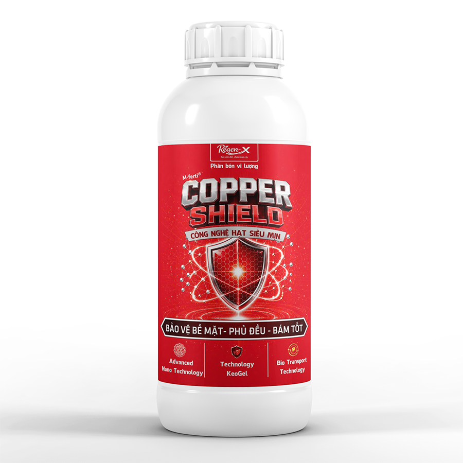 M-FERTI® COPPER SHIELD – Công nghệ hạt siêu mịn hỗ trợ cây cứng cáp, bề mặt sạch, rễ khỏe